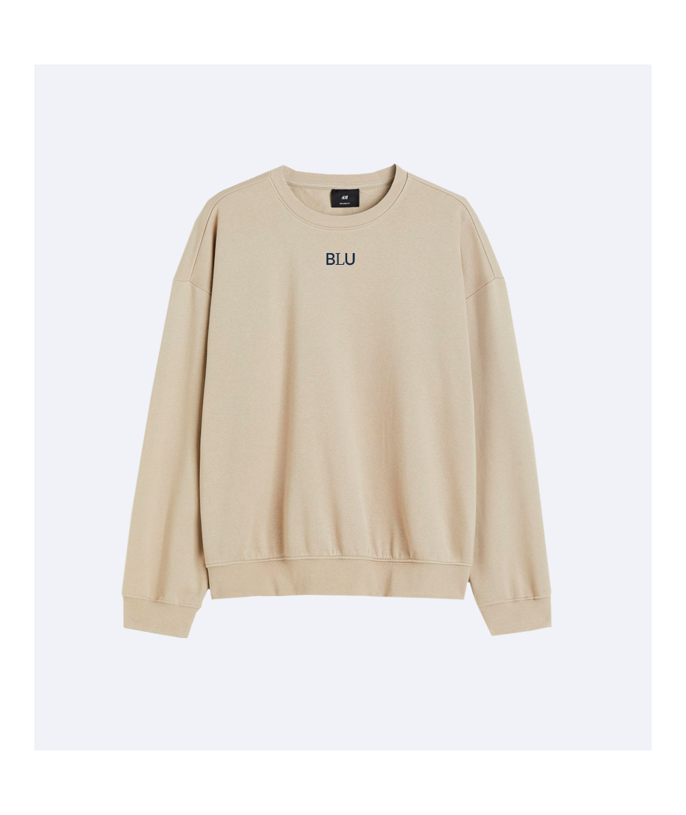 Sudadera BLU de algodón reciclado